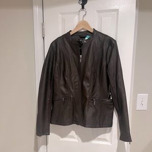 Mo-Ka Ebele Faux Leather Jacket